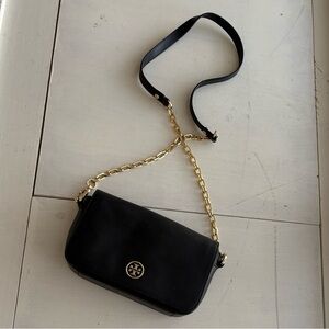 Tory Burch Black Robinson Crossbody Bag